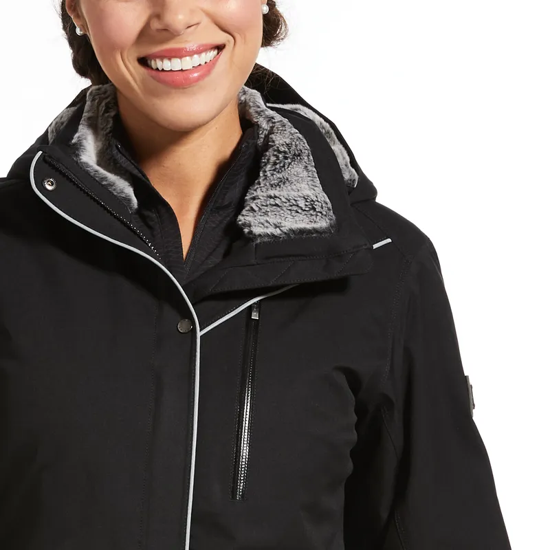 Ariat Tempest Insulated H20 Parka Ladies in Black -7